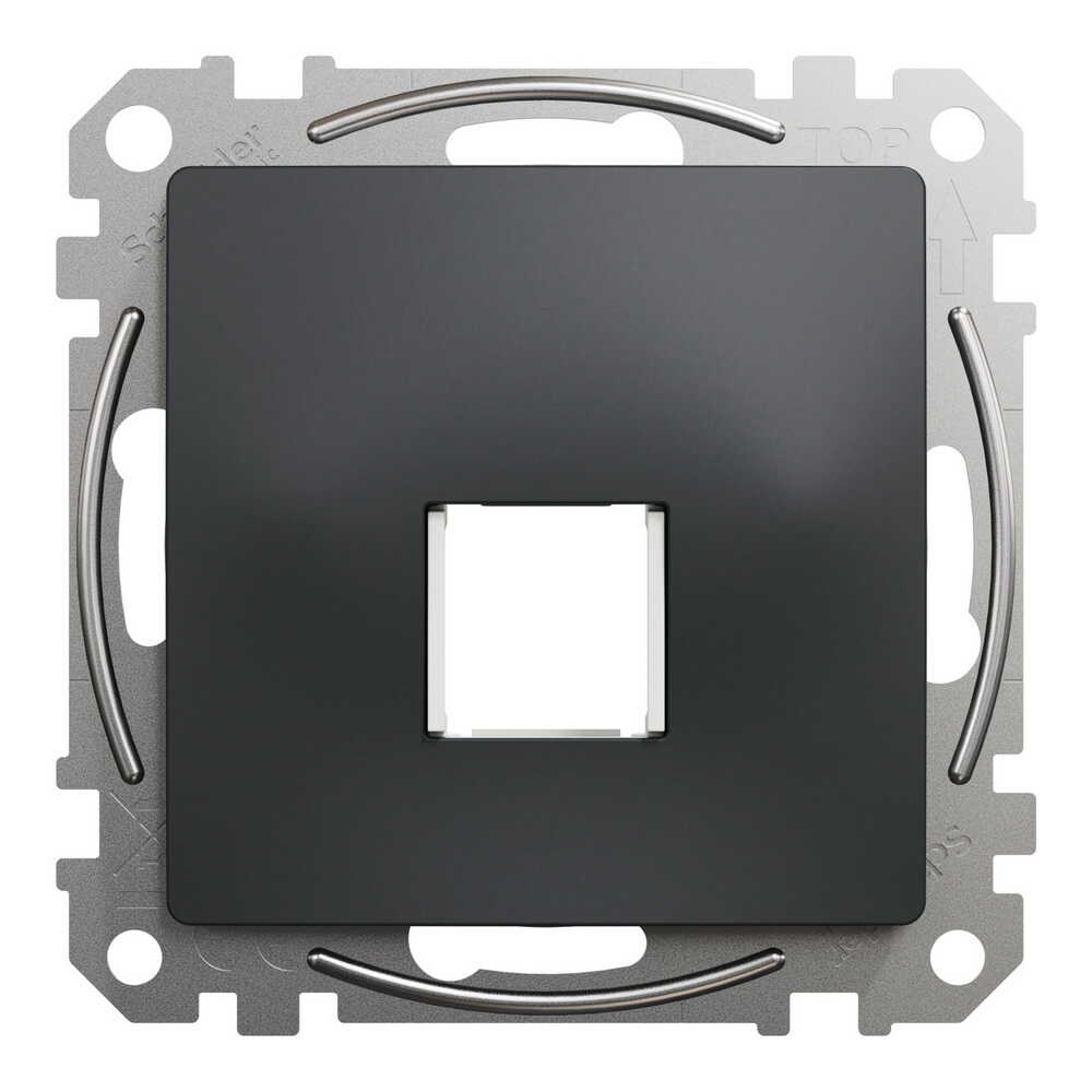 Центральна плата Schneider Sedna Design чорна 1-на Keystone ( SDD114421 )